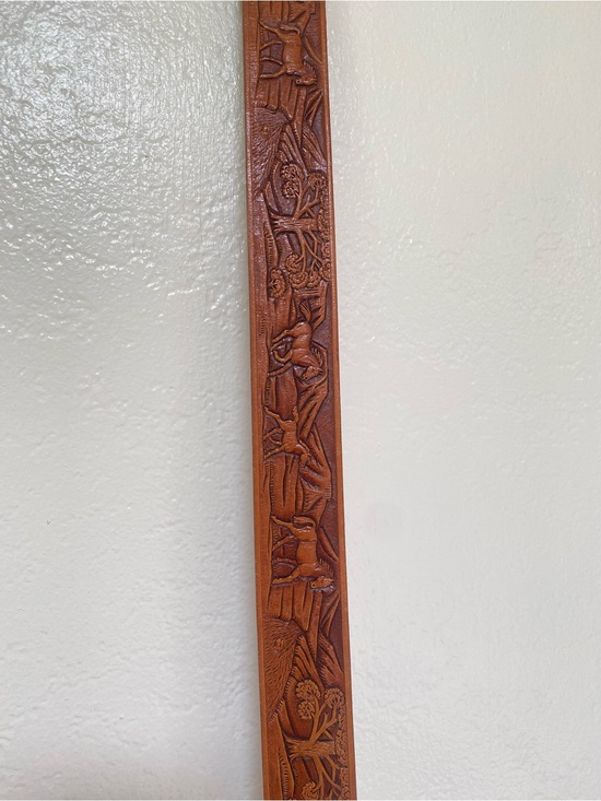 Roberts Western Wear Hand Finished Tooled Leather Belt main image 10